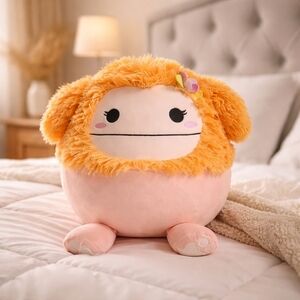 Squishmallows Orange and Pink Stuffed Animal